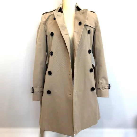BURBERRY Harbourne Trench Coat Honey Size 2 - Picture 10 of 16